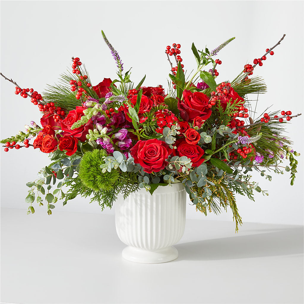 Big Red Bow Bouquet – DIGIORGIO'S FLORIST, Charleroi PA