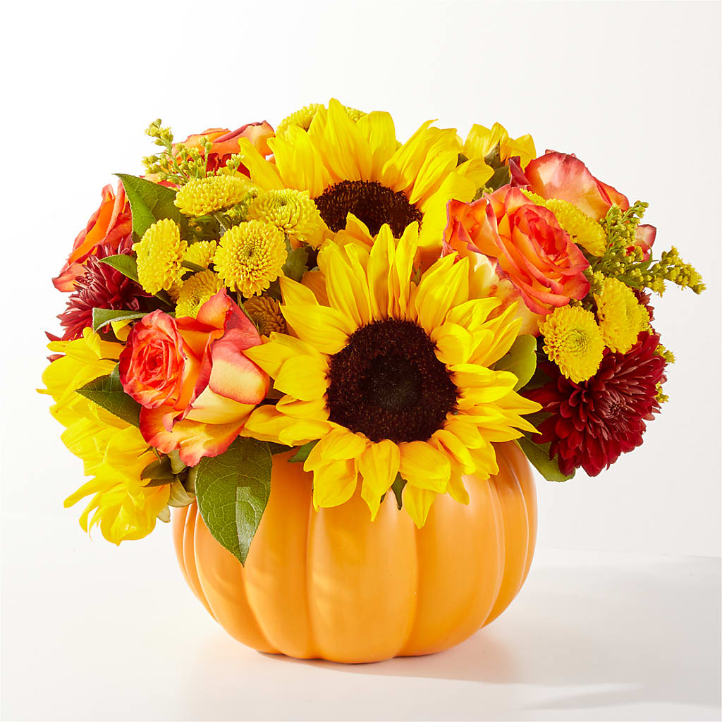 Golden Gourd Pumpkin Bouquet – DIGIORGIO'S FLORIST, Charleroi PA