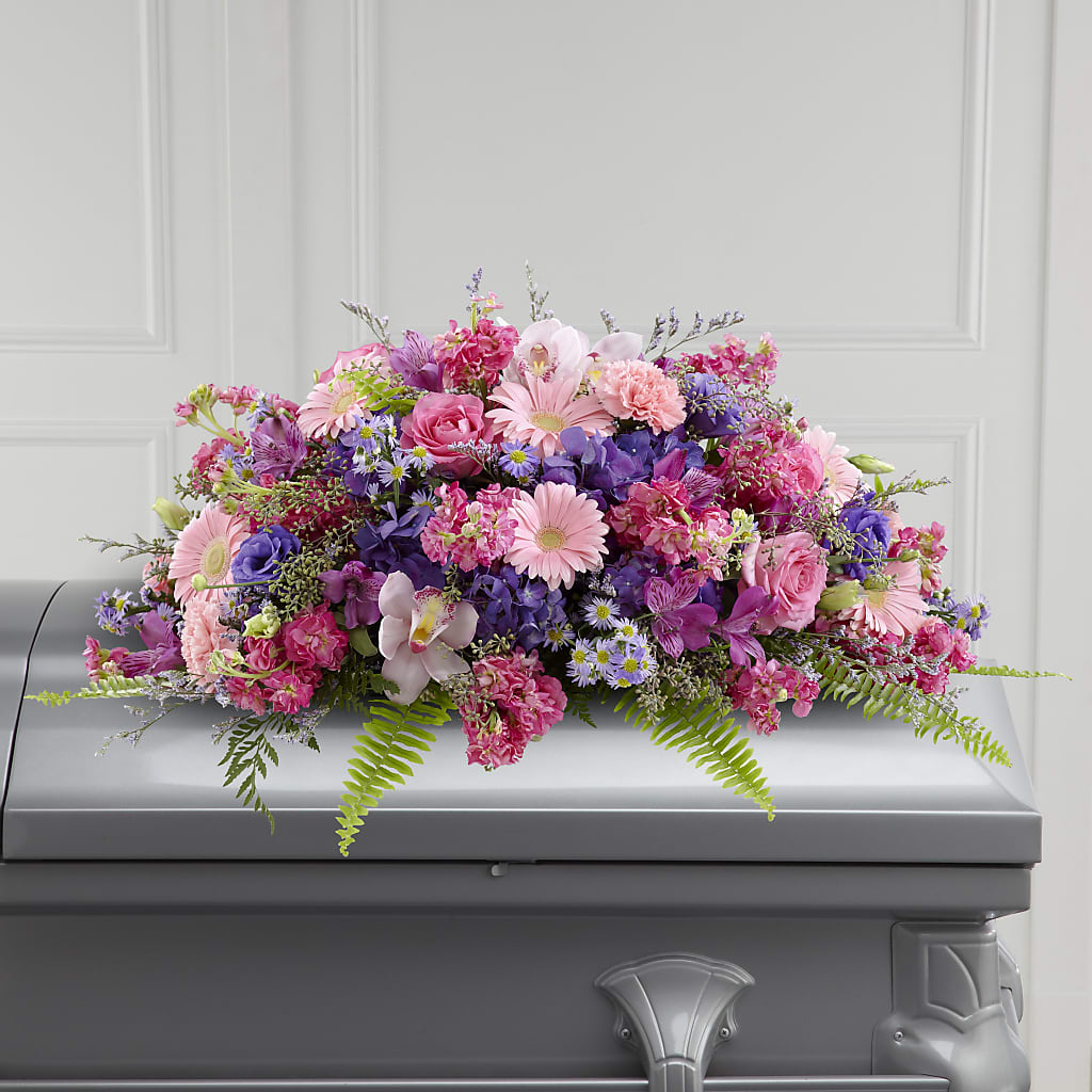 Glorious Garden Casket Spray – DIGIORGIO'S FLORIST, Charleroi PA