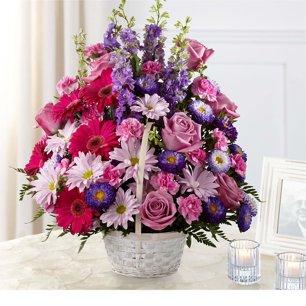Pastel Peace Basket – DIGIORGIO'S FLORIST, Charleroi PA
