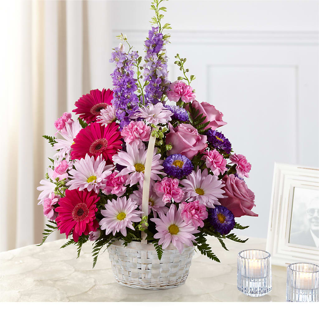 Pastel Peace Basket – DIGIORGIO'S FLORIST, Charleroi PA