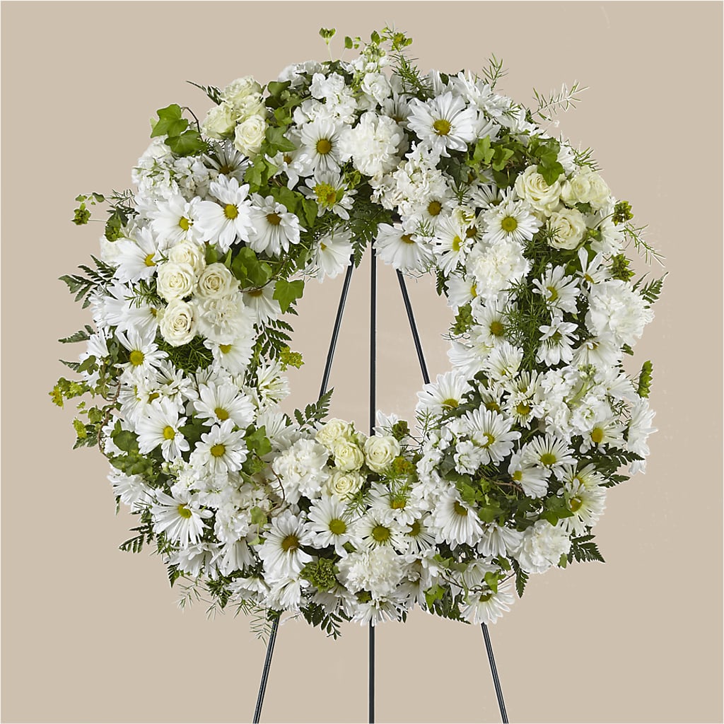 Faithful Wishes Wreath – DIGIORGIO'S FLORIST, Charleroi PA
