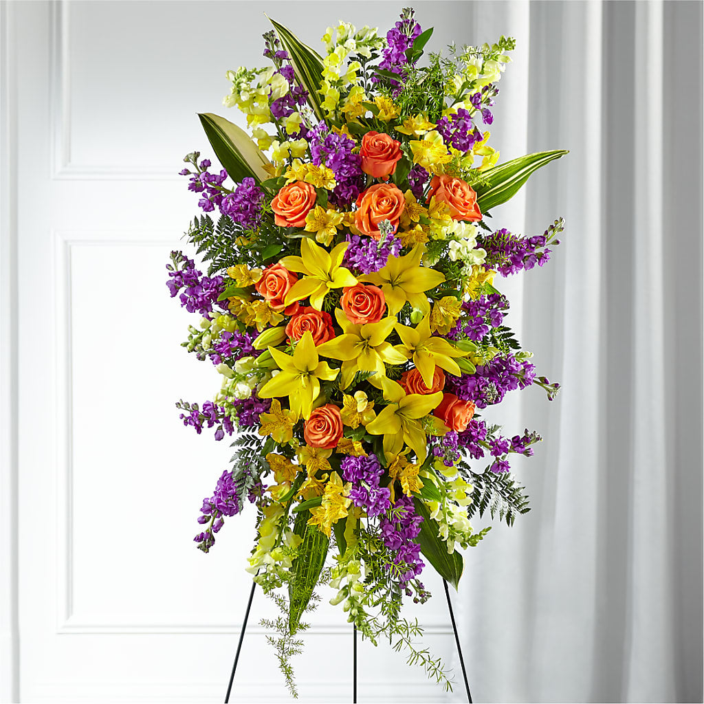 Thoughtful Prayers Standing Spray – DIGIORGIO'S FLORIST, Charleroi PA