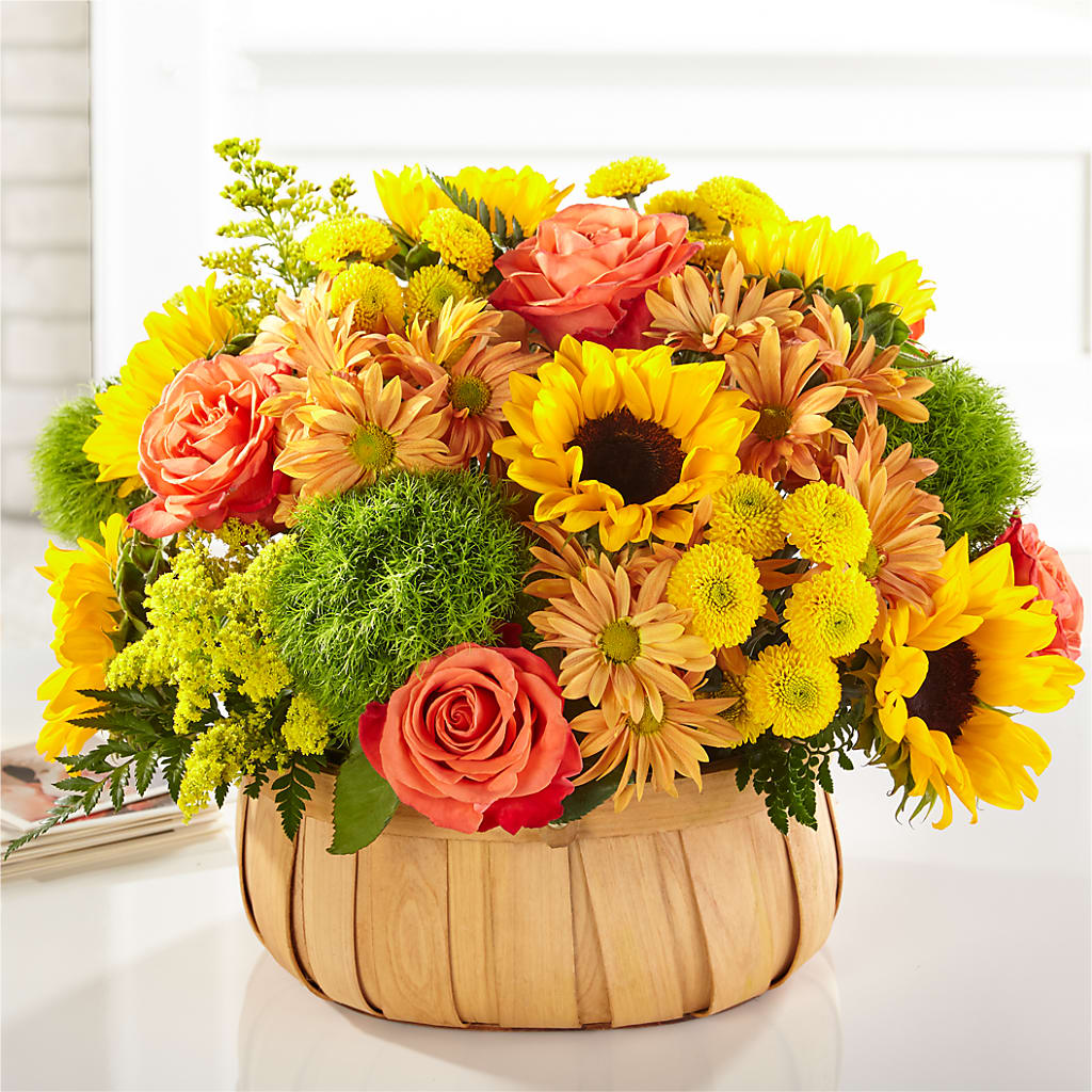 Harvest Sunflower Basket – DIGIORGIO'S FLORIST, Charleroi PA