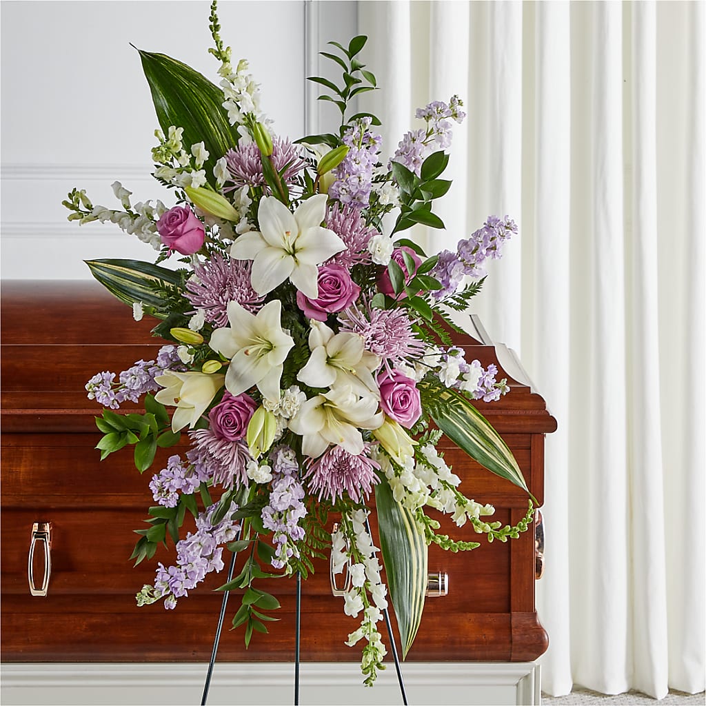 Grateful Hearts Standing Spray – DIGIORGIO'S FLORIST, Charleroi PA