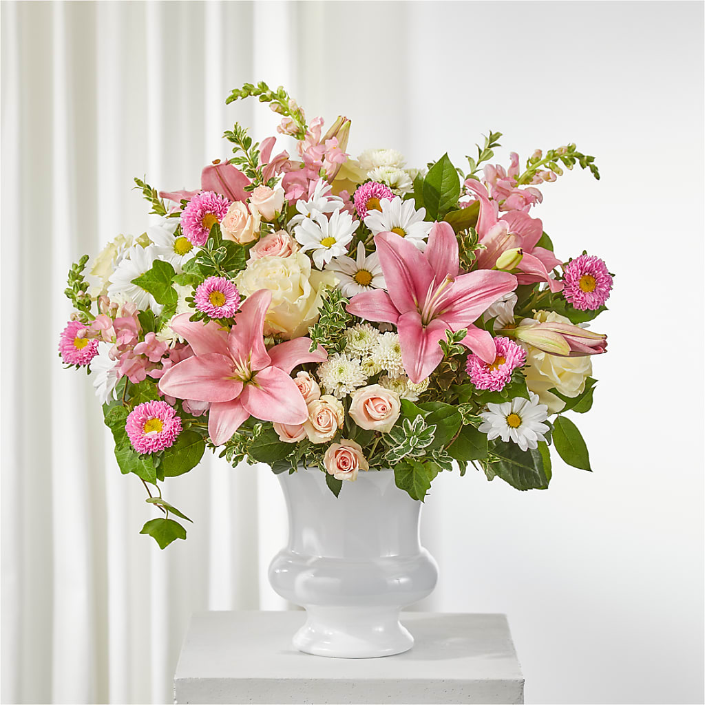Empathetic Blooms Urn Arrangement – DIGIORGIO'S FLORIST, Charleroi PA