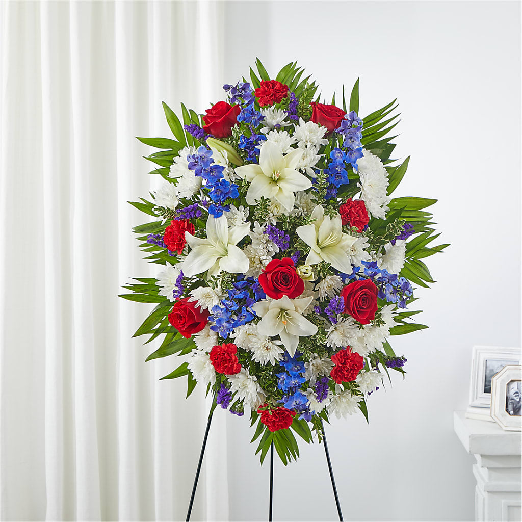 Cherished Service Standing Spray – DIGIORGIO'S FLORIST, Charleroi PA