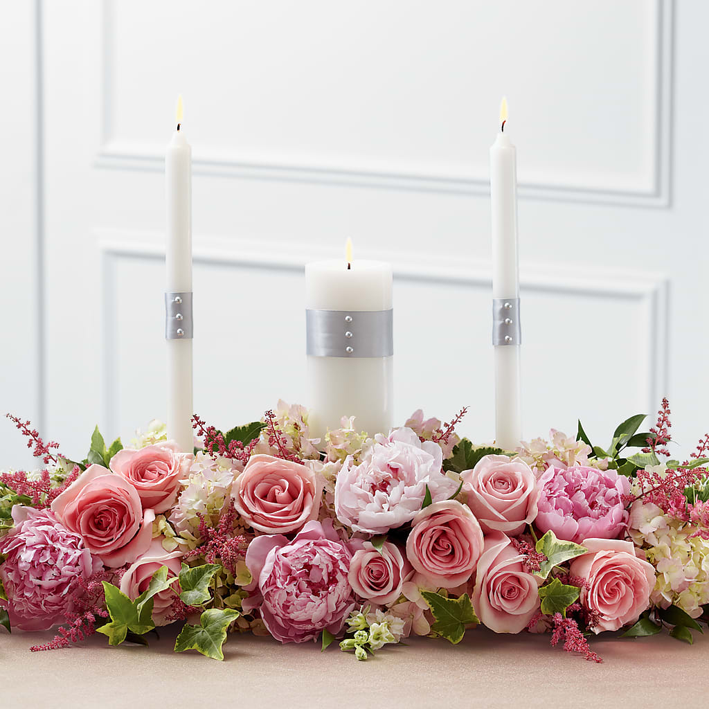 Worldwide Romance Unity Candle Arrangement – DIGIORGIO'S FLORIST, Charleroi PA