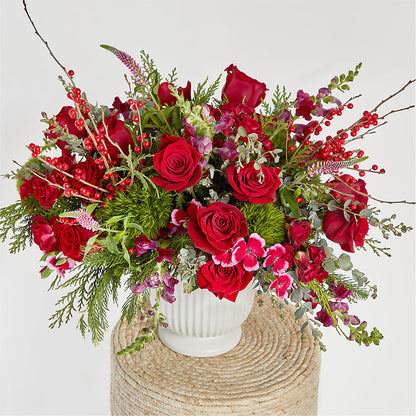 Big Red Bow Bouquet – DIGIORGIO'S FLORIST, Charleroi PA