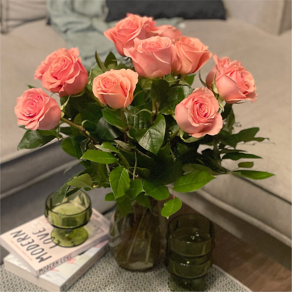 Long Stem Pink Rose Bouquet – DIGIORGIO'S FLORIST, Charleroi PA