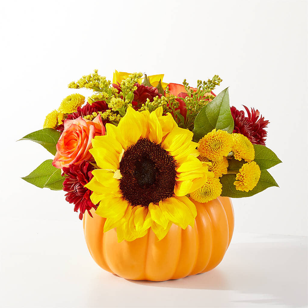 Golden Gourd Pumpkin Bouquet – DIGIORGIO'S FLORIST, Charleroi PA