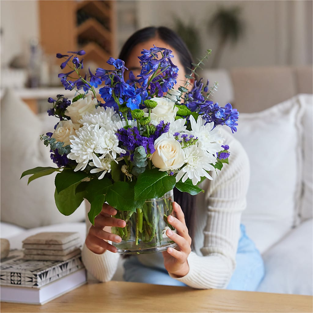 Cerulean Waves Bouquet – DIGIORGIO'S FLORIST, Charleroi PA