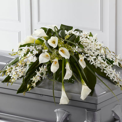 Angel Wings Casket Spray – DIGIORGIO'S FLORIST, Charleroi PA