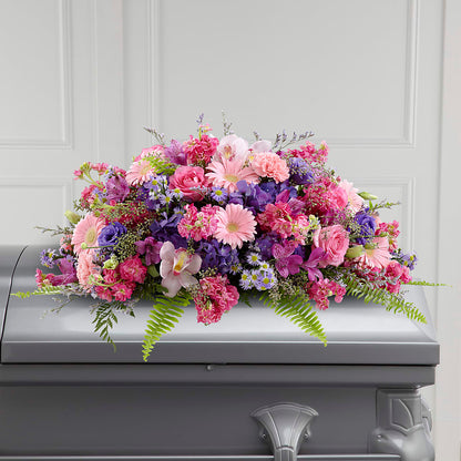 Glorious Garden Casket Spray – DIGIORGIO'S FLORIST, Charleroi PA