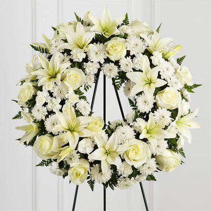 Treasured Tribute Wreath – DIGIORGIO'S FLORIST, Charleroi PA