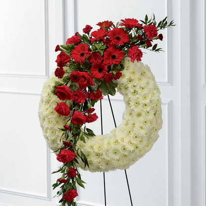 Graceful Tribute Wreath – DIGIORGIO'S FLORIST, Charleroi PA