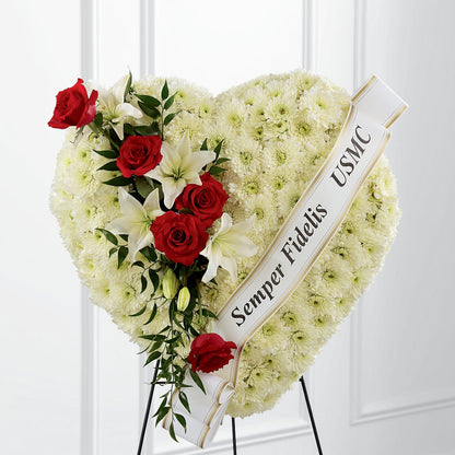 Heartfelt Hero Standing Heart – DIGIORGIO'S FLORIST, Charleroi PA