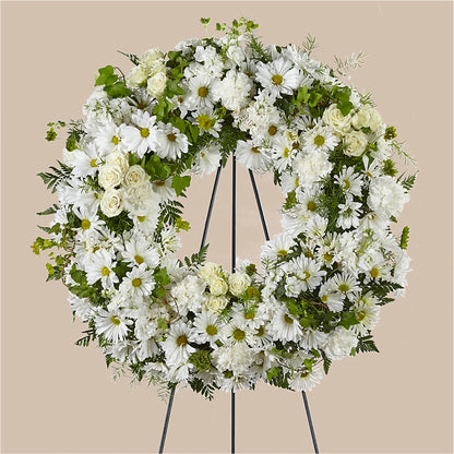 Faithful Wishes Wreath – DIGIORGIO'S FLORIST, Charleroi PA