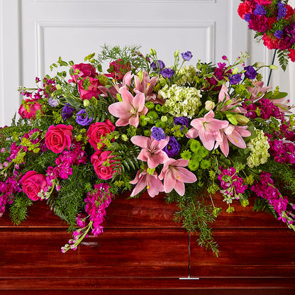 Radiant Tribute Casket Spray – DIGIORGIO'S FLORIST, Charleroi PA