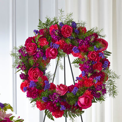 Calming Colors Wreath – DIGIORGIO'S FLORIST, Charleroi PA
