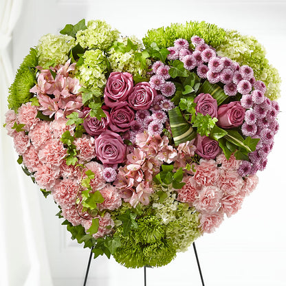 Heartwarming Standing Heart – DIGIORGIO'S FLORIST, Charleroi PA