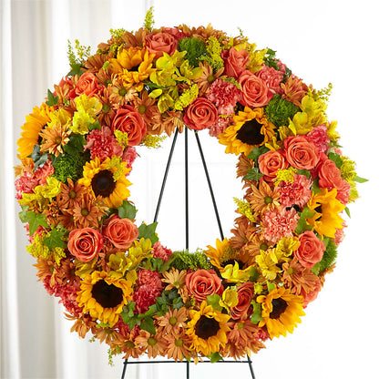 Autumnal Memories Wreath (Standard) – DIGIORGIO'S FLORIST, Charleroi PA