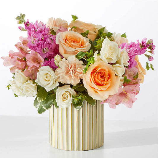 Paradise Bouquet with Ivory Vase – DIGIORGIO'S FLORIST, Charleroi PA