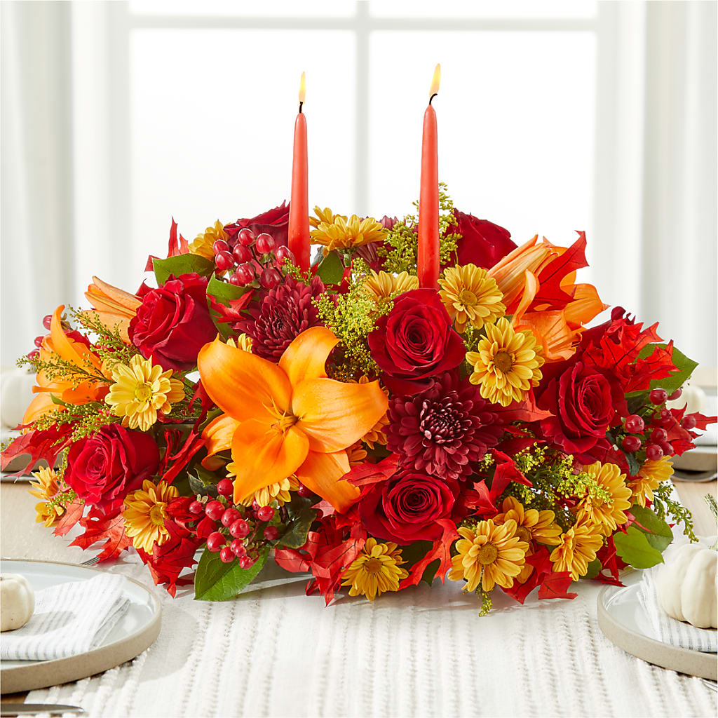 Autumn's Embrace Centerpiece – DIGIORGIO'S FLORIST, Charleroi PA