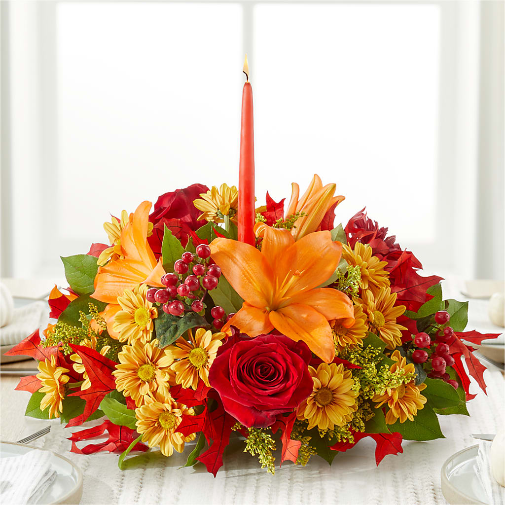 Autumn's Embrace Centerpiece – DIGIORGIO'S FLORIST, Charleroi PA