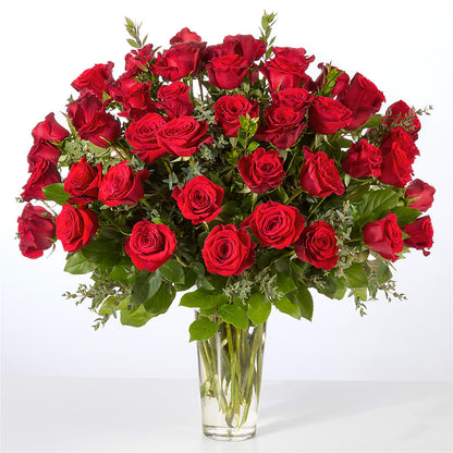 Forever Yours Fifty Stem Red Rose Bouquet – DIGIORGIO'S FLORIST, Charleroi PA